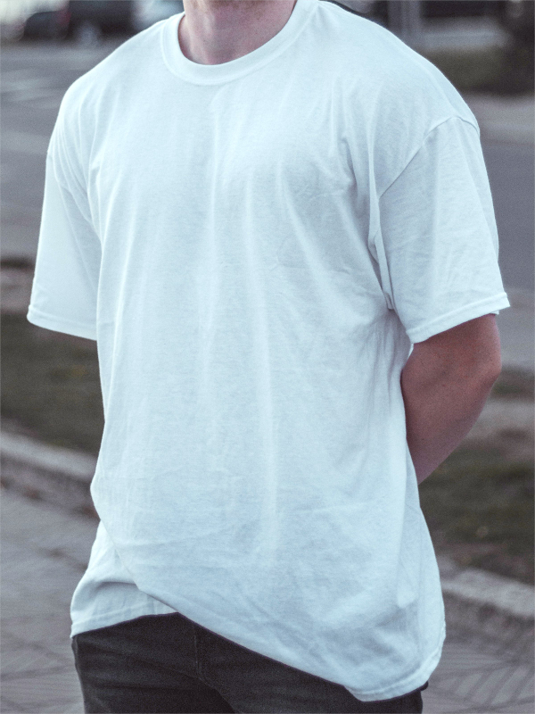 Product Oversize white cotton T-Shirt Image